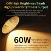 C60R 60W RGB Stage Lamp COB Fill Light with 8 Batteries - 6
