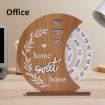 Wooden Rotating Perpetual Calendar Home Decoration (Ferris Wheel) - 2
