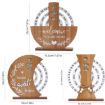 Wooden Rotating Perpetual Calendar Home Decoration (Ferris Wheel) - 4