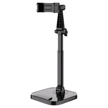 Dual-Position Rotatable Phone and Tablet Stand - Black - 1