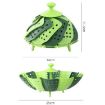 Foldable Plastic Lotus Steamer Kitchen Drainage Vegetable Storage Basket - 3
