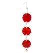 Garden Bird Repellent Hanging Laser Reflective Piece (Red/Silver) - 1