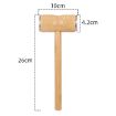 Double-Sided Wooden Handle Meat Hammer - Kitchen Steak Tendon Breaker - 3