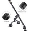 2x Single-leg Car Suction Cup Mount Crab Clamps Set - Black - 4