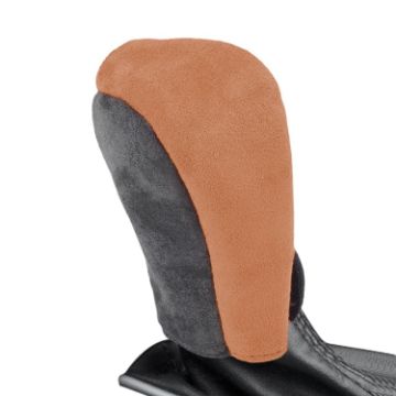 Brown Suede Automatic Manual Gear Lever Cover - Google Shopping - 1