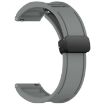 Grey Silicone Watch Band for Huawei GT2 Pro 22mm - Magnetic Buckle - 2