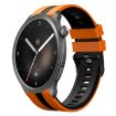 Amazfit Balance 22mm Silicone Watch Band - Orange+Black - 1