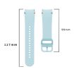 Samsung Galaxy Watch 5 Golf Edition Silicone Watch Band - Light Gray - 6