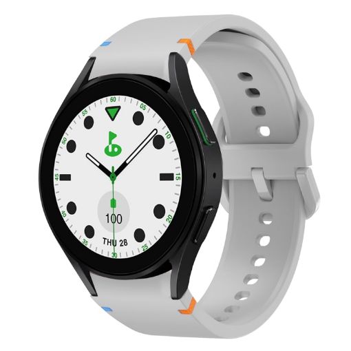Samsung Galaxy Watch 5 Pro Golf Edition Silicone Band - Light Gray - 1