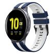 Samsung Galaxy Watch Active 2 40mm 20mm Silicone Band Blue White - 1