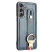 Samsung Galaxy F55/M55/C55 5G Wristband Leather Back Phone Case Blue - 3