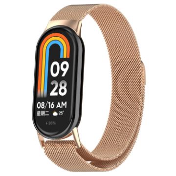 Xiaomi Smart Band 9/9 NFC Milan Stainless Steel Watch Band - Rose Gold - 1