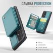 Samsung Galaxy A52 5G/A52 4G Leather Phone Case - Blue Green - 3