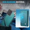 Samsung Galaxy A52 5G/A52 4G Leather Phone Case - Blue Green - 6