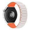 Ticwatch Pro 3 22mm Magnetic Silicone Watch Band - Starlight+Orange - 2