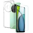 Xiaomi Redmi A3x 4G Transparent TPU Phone Case + Tempered Glass Film - 1
