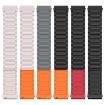 Samsung Galaxy Gear S3 Frontier 22mm Silicone Watch Band Gray+Orange - 6
