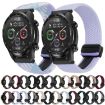 Ticwatch Pro 3 Ultra 22mm Magnetic Buckle Braided Watch Band - Smoke Purple - 5