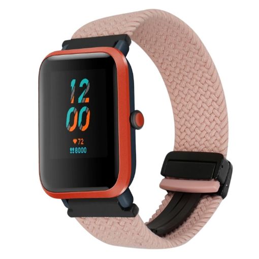 Amazfit Bip 20mm Braided Watch Band - Pink - 1