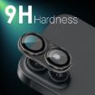 iPhone 16/16 Plus Camera Lens Protector Tempered Glass Film - Black - 2
