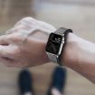 Apple Watch SE 2022 40mm Leather Silicone Band - Coffee Silver - 6
