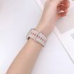 Apple Watch Series 7 41mm Silicone Watch Band - Oxford Pink Rose Gray - 8