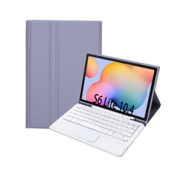 Samsung Galaxy Tab S6 Lite 10.4" Bluetooth Keyboard Case (Purple) - 1