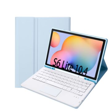 Samsung Galaxy Tab S6 Lite 10.4" Bluetooth Keyboard Case White Ice - 1