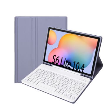Samsung Galaxy Tab S6 Lite 10.4" Bluetooth Keyboard Case - Purple - 1