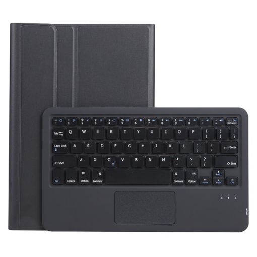 Ultra-thin Bluetooth Keyboard Leather Case for Samsung Galaxy Tab S8 11" - Black - 1