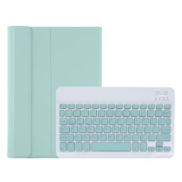 Light Green Bluetooth Keyboard Leather Case for Samsung Galaxy Tab A8 10.5 2021 - 1