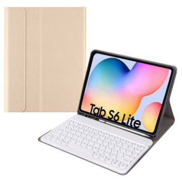 Samsung Galaxy Tab A7 10.4 2020 Bluetooth Keyboard Leather Case - 1