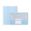 Sky Blue Bluetooth Keyboard Leather Case for Samsung Galaxy Tab S8+/S7+/S7 FE - 2