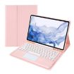 Pink Leather Tablet Case for Samsung Galaxy Tab S8+/S7+/S7 FE - 1