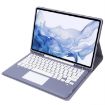 Samsung Galaxy Tab S8+/S7+/S7 FE Purple Keyboard Case - 4