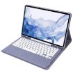 Purple Leather Tablet Case for Samsung Galaxy Tab S8+/S7+/S7 FE - 4