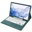 Samsung Galaxy Tab S8+/S7+/S7 FE Keyboard Case - Dark Green - 3