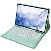 Samsung Galaxy Tab S8+/S7+/S7 FE Mint Green Keyboard Case - 4