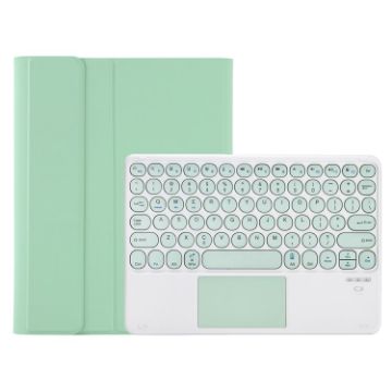 Samsung Galaxy Tab A9+ X210/X215/X215 YA09B-A Bluetooth Keyboard Leather Case - 1