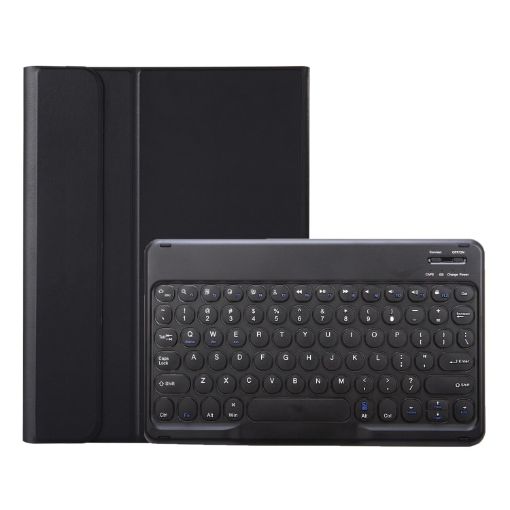Samsung Galaxy Tab A9+ X210/X215/X215 YA09B Keyboard Leather Case (Black) - 1