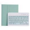 Samsung Galaxy Tab A9 X110/X115 A221B Light Green Bluetooth Keyboard Leather Case - 1