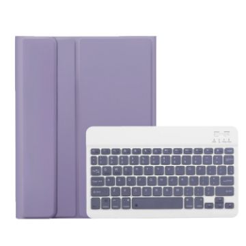 Samsung Galaxy Tab A9+ X210/X215/X215 A09B Purple TPU Bluetooth Keyboard Leather Case - 1