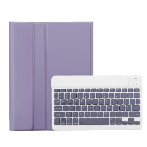 Samsung Galaxy Tab A9+ X210/X215/X215 A09B Purple TPU Bluetooth Keyboard Leather Case - 1