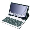 Samsung Galaxy Tab A9+ X210/X215/X215 A09B Dark Green Bluetooth Keyboard Leather Case - 4