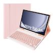 Samsung Galaxy Tab A9+ X210/X215/X215 A09B Pink TPU Bluetooth Keyboard Leather Case - 2