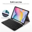 Samsung Galaxy Tab A9+ Bluetooth Keyboard Leather Case (Pink) - 5