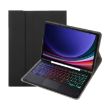 Samsung Galaxy Tab S9 Bluetooth Keyboard Leather Tablet Case - 1
