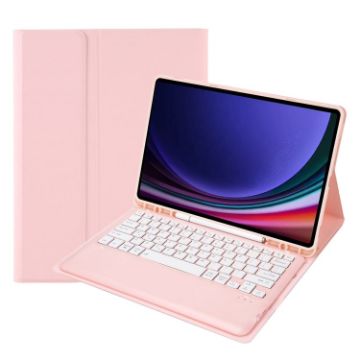 Samsung Galaxy Tab S9+/S9 FE+ A810B Bluetooth Keyboard Leather Case - 1