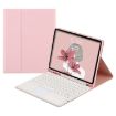 Samsung Galaxy Tab S8+ Keyboard Case - Pink+White - 1