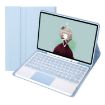 Samsung Galaxy Tab S9 FE Bluetooth Keyboard Leather Case - Ice Blue - 1